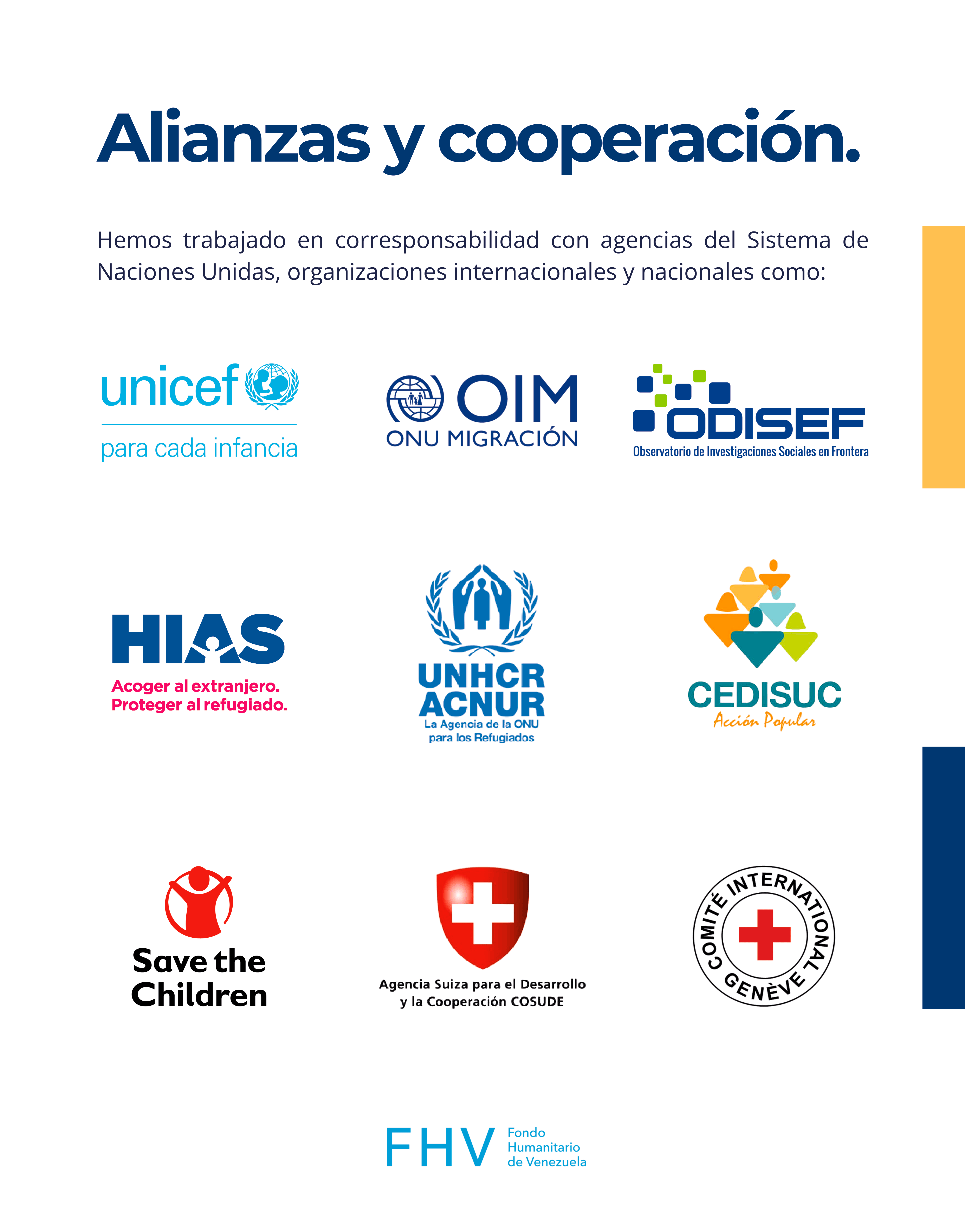 Alianzas y cooperación de ASONACOP