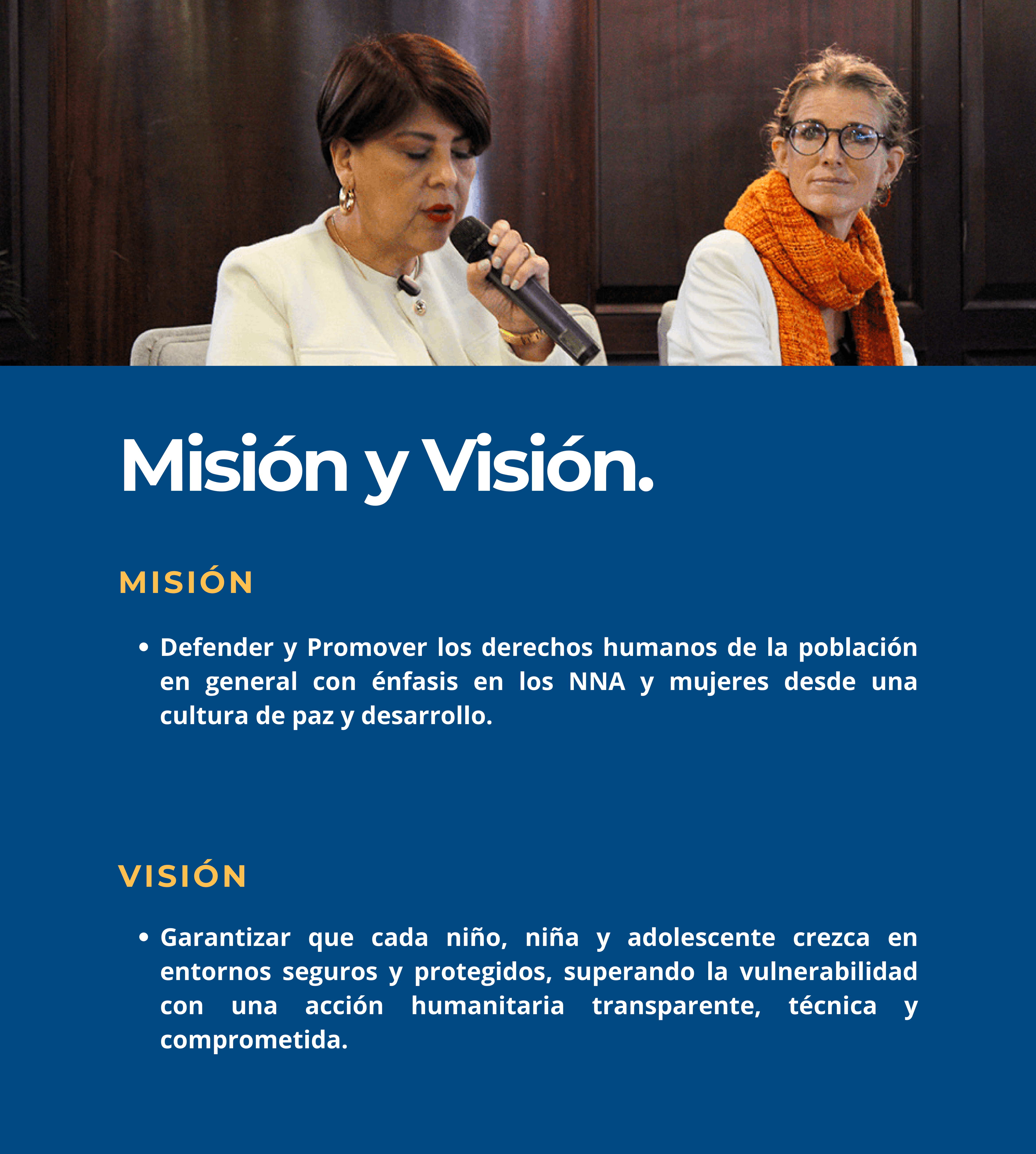 Misión y visión de ASONACOP